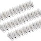 3Pack Screw 12 Terminal Block 3A 12 Dual Row Type U Wire Connector 3Pack Screw 12 Terminal Block 3A 12 Dual Row Type U Wire Connector
